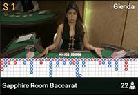 Sapphire Room Baccarat