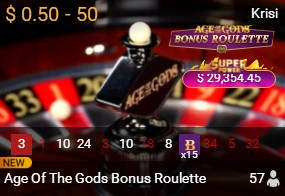Age Of The Gods Bonus Roulette