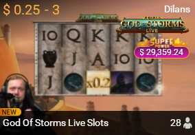 Gods Of Storms Live Slots