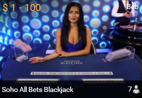 Soho All Bets Blackjack