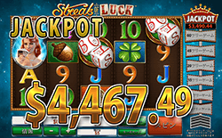 Streak of Luckでジャックポット　賞金4,467.49ドル 獲得！