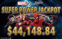 MARVEL RouletteでSUPER POWER賞金44,148.84ドル！