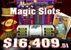 Magic Slotsでジャックポット賞金16,409.51ドルを獲得！