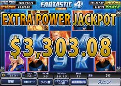 Fantastic Four 50 LinesでEXTRA POWER賞金3,303.08ドル獲得！