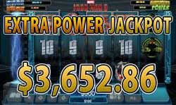 IRON MAN 3でジャックポット賞金3,652.86ドル獲得！