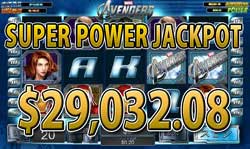 The Avengersでスーパー パワー ジャックポット 賞金29,032.08ドル獲得！