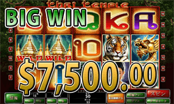 Thai Templeで大勝利 賞金7,500.00ドル獲得！