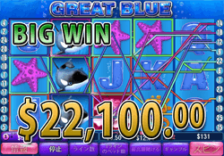 Great Blueで大勝利 賞金15,090.00ドル獲得！