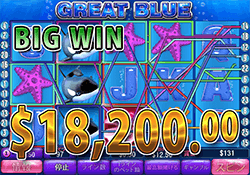 Great Blue で 大勝利　賞金18,200.00ドル 獲得！