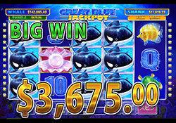 Great Blue Jackpot で大勝利　賞金3,675.00ドル 獲得！