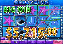 Great Blue で大勝利　賞金5,715.00ドル 獲得！