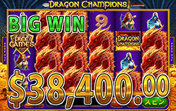 Dragon Champions で大勝利　賞金38,400.00ドル 獲得！