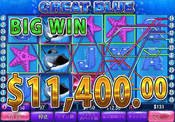 Great Blue で大勝利　賞金11,400.00ドル 獲得！