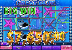 Great Blue で大勝利　賞金7,650.00ドル 獲得！