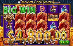 Dragon Champions で大勝利　賞金 4,800.00ドル 獲得！  