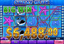 Great Blue で大勝利　賞金 6,488.00ドル 獲得！ 