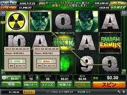 The Incredible Hulk50ライン　パワー＆エクストラパワー連発で合計3,498.26ドル！
